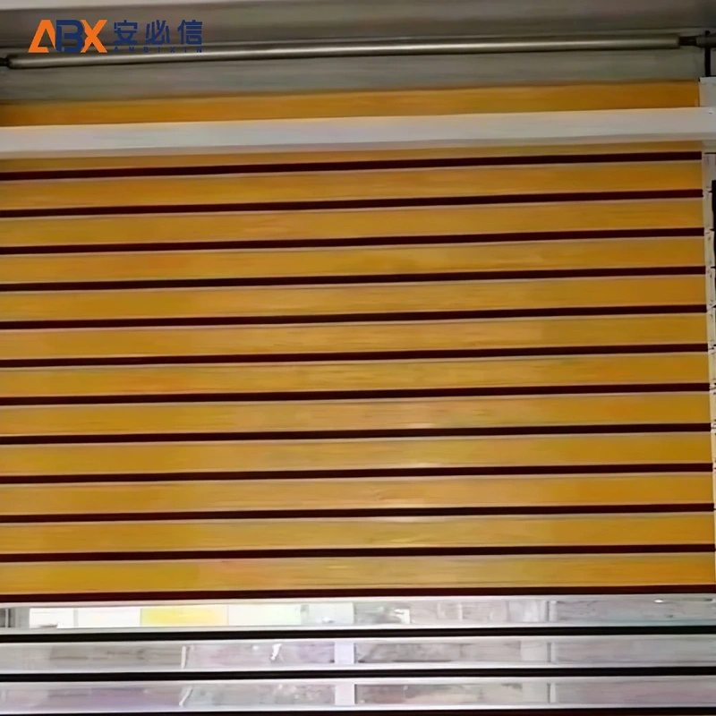 白银金属快速门